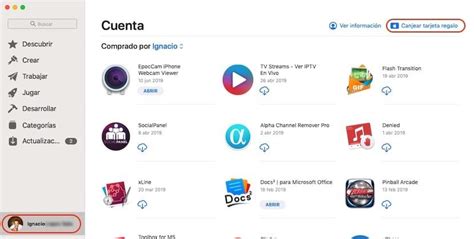 Cómo canjear códigos de aplicaciones en la Mac App Store