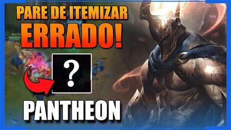 PANTHEON TOP TÁ ANIMAL COMO JOGAR DE PANTHEON RUNAS E BUILD League