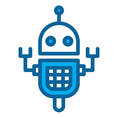 Robot Generic Blue Icon