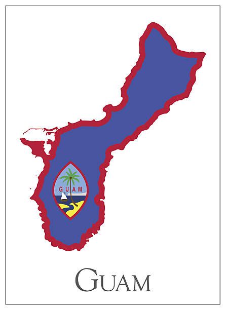 Royalty Free Guam Map Clip Art Vector Images And Illustrations Istock