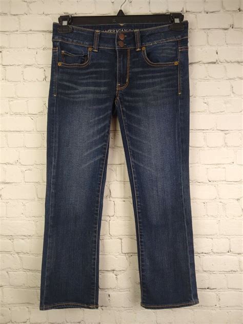 Women S American Eagle Artist Crop Stretch Jeans Size 2 Reg EBay