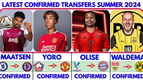 ALL LATEST CONFIRMED TRANSFERS SUMMER 2024 Leny Yoro To United OLISE