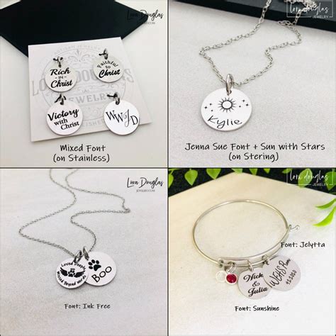 Personalized Jewelry Engraved Charms Sterling Silver Charms - Etsy