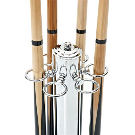 Strikeworth Chrome Tower Cue Stand For Cues Liberty Games