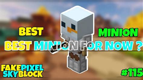 Use Snow Minions Its Best For Now In Fakepixel Skyblock But How Youtube