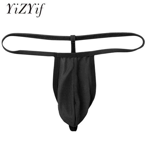 Thong Men Gay Underwear Jockstrap G String Transparent Mesh Tangas Men