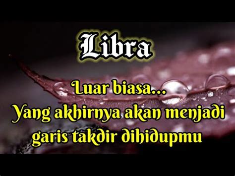 Libra Luar Biasa Yang Akhirnya Akan Menjadi Garis Takdir