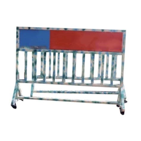 mild steel portable safety barrier   inr  mumbai chudasama