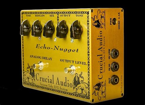 Crucial Audio Echo Nugget Vacuum Tube Analog Delay Reverb