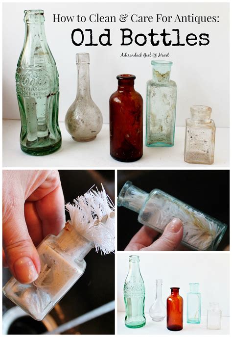 How To Clean And Care For Old Bottles • Adirondack Girl Heart Old