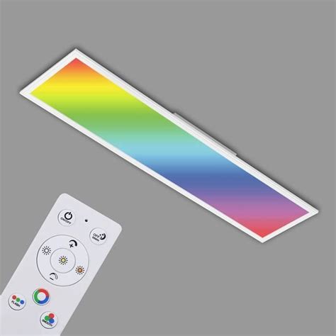 Leuchten Panneau Led Rvb Cct Ultra Plat Plafonnier Rectangulaire