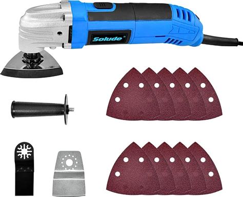 SOLUDE Oscillating Tool 3 Oscillating Multitool With 4 5