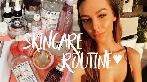 Full Skin Care Routine For Clear Glowy Skin Youtube