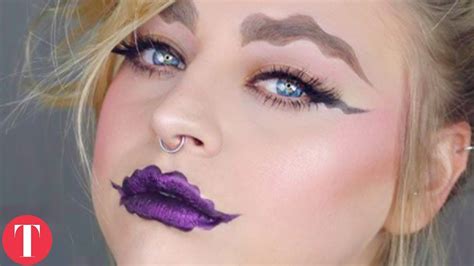 10 Ugly Makeup Trends That Went Viral Youtube