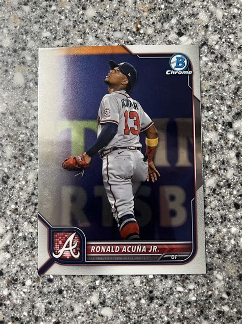 Mavin Bowman Chrome Ronald Acuna Jr Base