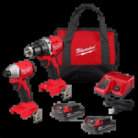 Milwaukee M18 Compact Brushless 2 Tool Combo Kit Hnt Tools