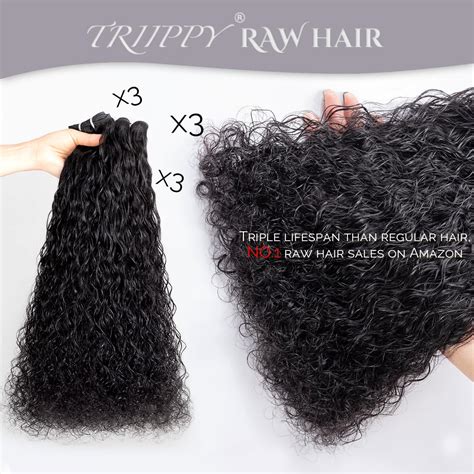 Snapklik Triippy Raw Water Wave Human Hair Single Bundle Triple