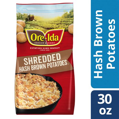 Ore Ida Shredded Hash Brown Potatoes Oz Bag Walmart Walmart