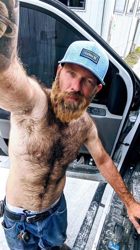 Pin By Mike Baer On Beard Car Selfies Hairy Bearded Men Hot Hairy Men