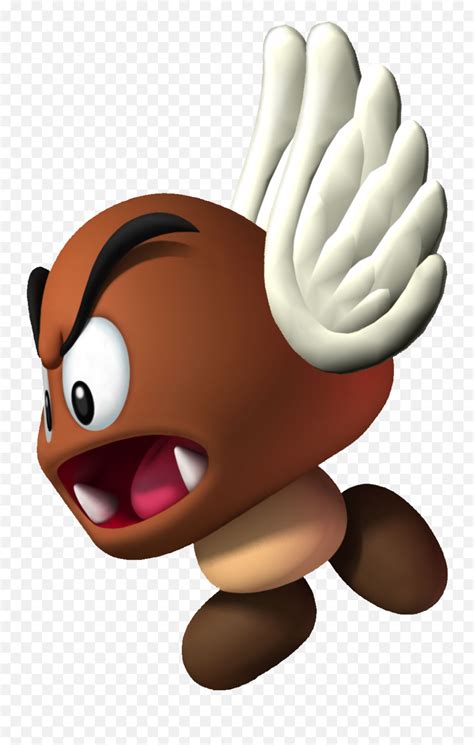 Goomba Transparent Flying Picture Goomba Mario With Wings Png Goomba