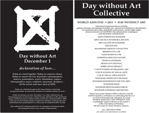 Day Without Art 2018