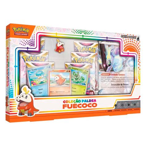 Box de Cartas Pokémon EI Paldea Fuecoco Copag