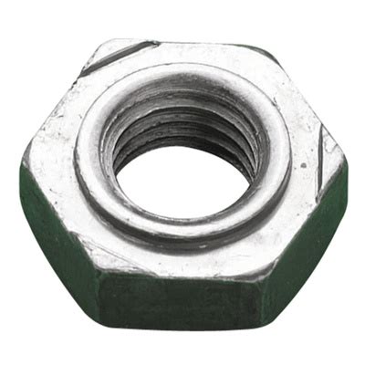 M12 DIN929 Class 4 Hex Weld Nut Standard Collar Self Colour Harclo B2B