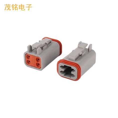 德驰dt04 4pdt06 4s汽车连接器防水接插件公母对接线端子线束 阿里巴巴