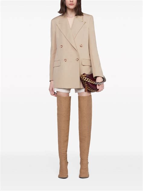 Stella Mccartney Double Breasted Blazer Neutrals Farfetch