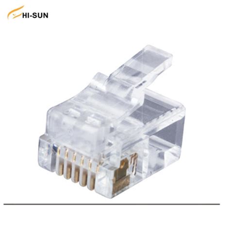 Utp 8p8c Rj45 Short Body Connector Unshielded Cat 5e Cat6 Cat 6a Modular Plug Rj45 Plug And