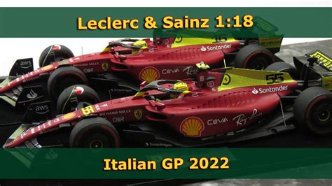 Charles Leclerc And Carlos Sainz Ferrari F1 75 Italian Gp 2022