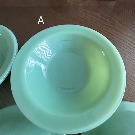 Fire King Jadeite Restaurant Ware 6 Flat Rimmed Soup Bowl Jadeite Collector Fire King Jadeite