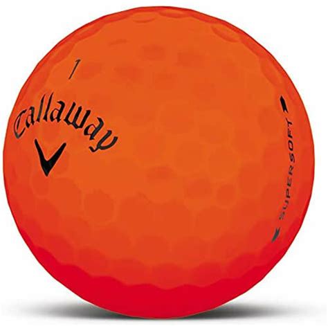 Callaway Superhot Matte Coloured Golf Balls Recycled Grade A One Dozen