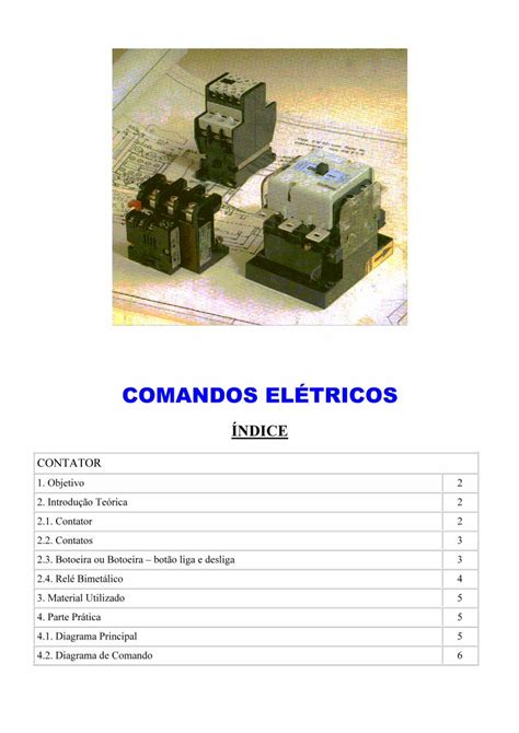 PDF COMANDOS ELÉTRICOS DIAGRAMAS PDF fileCom isso esta apostila