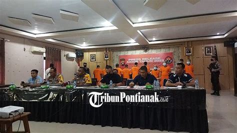 Polres Landak Laksanakan Press Rilis Akhir Tahun Ungkap 8 Kasus