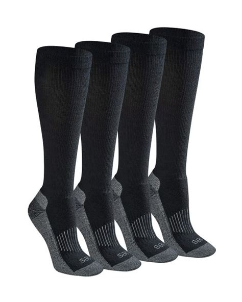 Dickies Light Comfort Compression Over-the-calf Socks in Black | Lyst