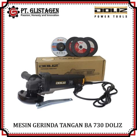 Jual Mesin Gerinda Tangan Angle Grinder 4 Inch Doliz BA 730 Shopee