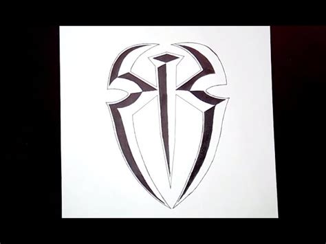 How To Draw Roman Reigns Logo