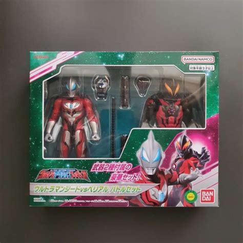 Jual Bandai Ultra Action Figure Ultraman Geed Vs Belial Battle Set Di