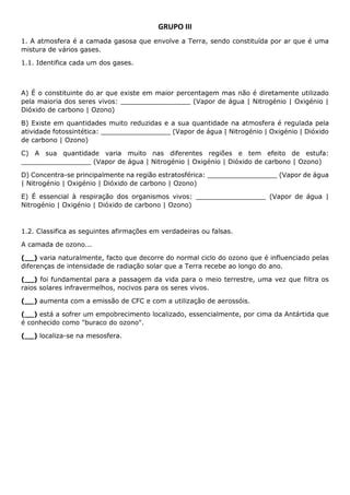 Formativa Ci Ncias Naturais Ano Forma O Da Terra Pdf