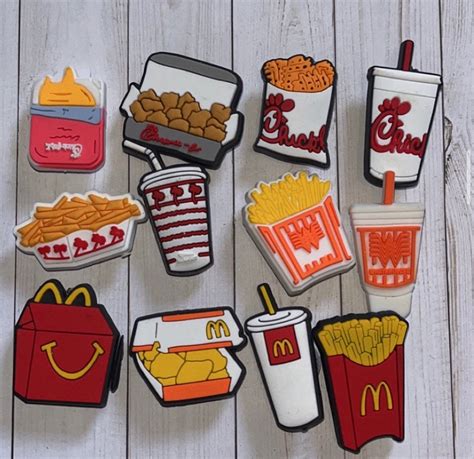 Food Lovers Mcdonald S In Out Whataburger Croc Charms Etsy