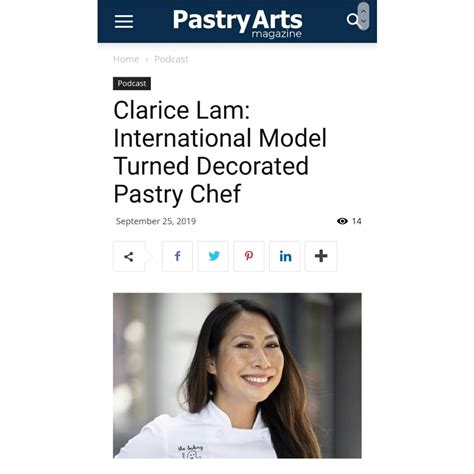 Press — Clarice Lam • Pastry Chef