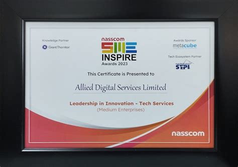 Allied Digital Wins Leadership In Innovation Tech Services Award At