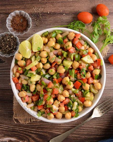 Indian Chickpea Salad Chana Salad