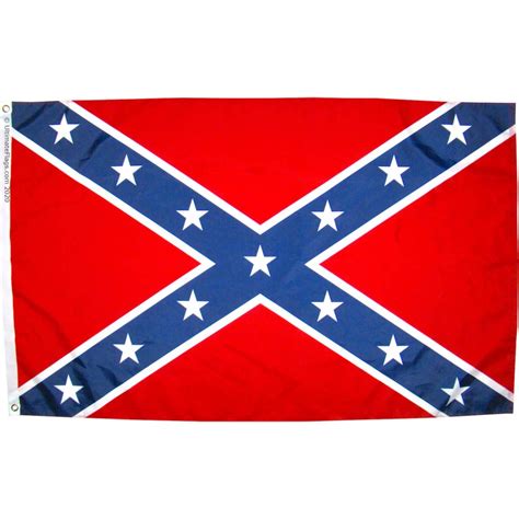 Rebel Flag Confederate Battle Flag Nylon Printed Outdoor Flags 3 X 5 Ft