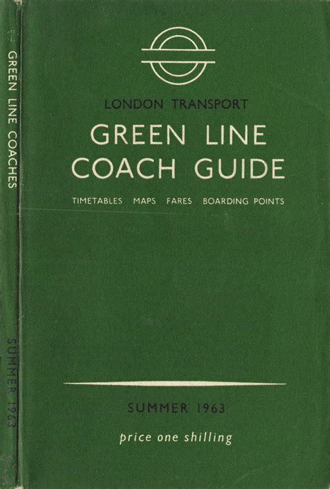 Green Line Coaches 1963-05 [Great Britain] – Timetable World