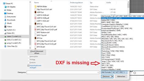 Solved DXF Files Cannot Be Imported Any More Adobe Community 12517199