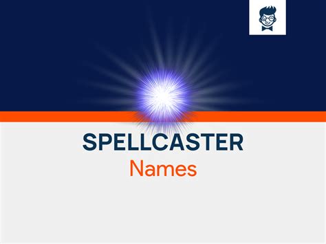 Spellcaster Names Catchy And Cool Names Brandboy