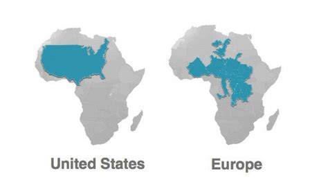 This Graphic Of Africas Actual Size Will Blow Your Mind Africa Graphic History