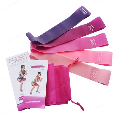 OEM Logo Latex Tpe Silicone Home Exercise Resistance Bands Set